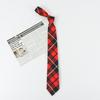 Corbata de mano estampada de seda de poliéster roja y verde navideña transfronteriza para hombre y mujer, tesoro de nieve, Papá Noel, para uso diario