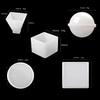 Molde de silicona con forma de pirámide de cubo y bola para hacer espejos, hecho a mano, con pegamento de cristal transfronterizo.