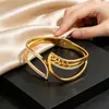 Pulseira Europeia e Americana Transfronteiriça Geométrica Irregular Aberta Feminina Moda Retrô Toque de Luxo Design de Nicho Joia de Personalidade