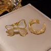 Anillo Abierto de Oro Real de 14K Electrochapado con Circonia en Forma de Lazo Lujo Accesible Anillo de Dedo Índice de Gama Alta Joyería de Mano Exquisita Elegante para Mujeres