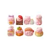 Muñeca Cerdo de Postre Nueva Linda y Tierna Joyería DIY Accesorios Pequeños Bolsita Sorpresa Par Adornos Pequeños de Resina para Escritorio