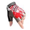 Guantes de verano para montar al aire libre, de medio dedo, finos, transpirables, de seda helada, con protección solar, para conducir y pescar.