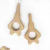 Suministro directo de fábrica palo para morder dientes de bebé Madera de haya diente calmar forma de animal palo para morder dientes morder música