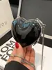 Bolso en Forma de Corazón, Moderno y Compacto, Exquisito Bolso Pequeño con Cadena Estilo Francés, Informal y Versátil, Linda Cartera para Niños