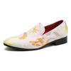 Amazon deseja LAZADA moda moda sapatos estilo chinês sapatos de couro masculinos pontiagudos sapatos bordados geração de cabelo