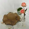 Novo Chapéu de Sol de Verão com Aba Larga Folha de Lótus Onda Praia Litoral Proteção Solar Guarda-sol Flor Laço Elegante Versátil