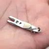 Mini Llavero Accesorio de Clip de Liberación Rápida de Bolsillo Aleación de Zinc EDC Clip de Suspensión Exterior Mosquetón con Anillo para Llaves