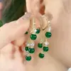 Pendientes de botón de flor de tulipán con pasador de plata 925 para mujer, de alta gama, personalidad, más fáciles de combinar, moda nicho, pendientes de lazo, venta al por mayor