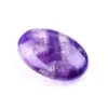 Piedra de Palma Popular Transfronteriza Piedra Cruda de Cristal Piedra de Jabón Piedra de Palma 45*30mm Cristal Rosa Masaje Spa Piedra de Energía Pieza de Mano