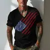 Camiseta Deportiva de Malla Transpirable de Secado Rápido con Estampado de Manga Corta, Cuello en V Holgada para Hombre, Estilo Europeo y Americano, Crazy Muscle