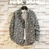 Nueva Camisa Casual para Hombre de Amazon Estilo Étnico Retro Estampada Multicolor Moda Camisa Floral de Manga Larga Tops para Hombre