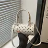 Bolso de Lunares 2026 Bolso de Nicho para Mujer Nuevo Exquisito Mini Versátil Bolso Cruzado Bolso de Mano Popular Bolso Cilíndrico