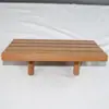 Estante creativo de madera para joyas almacenamiento de anillos adornos Madera de haya de alta gama círculo pendientes pulsera exhibición soporte de exhibición de joyas