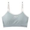 Meninas 'Underwear Estudantes do Ensino Médio Estudantes do Ensino Médio Desenvolvimento Esportes Sutiã Pequeno Coleta Anti-andar Traceless Tube Top