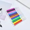 Mini Plumas de Acuarela para Manualidades DIY de Niños, Pinceles para Dibujar, Plumas de Acuarela Lavables, 12 Colores, Plumas de Acuarela Artísticas