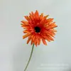 Flor de Gerbera Artificial de Tallo Único con Tallo Afelpado, Flor Falsa para Decoración del Hogar, Decoración de Bodas y Arreglo de Proyectos Comerciales