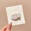 Pinza para el pelo con estampado de leopardo y flores, accesorio para el pelo elegante y exquisito, pinza dulce para flequillo, pinza para el pelo para mechones sueltos, adorno para el pelo elegante y exquisito