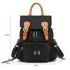 Mochila de nailon para mujer, mochila casual 2024, nuevo estilo coreano, tela Oxford, moda, con cordón, gran capacidad, bolsa de viaje, moderna