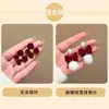 Pendientes rojos de Año Nuevo para mujer, otoño e invierno, con lazo, con clip para las orejas, nuevos pendientes de perla de Año Nuevo 2024
