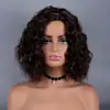 Novos Produtos Transfronteiriços Perucas Europeias e Americanas Cabelo Curto Cacheado Feminino Cabeça Bobo Onda de Água Fibra Química Peruca Touca Fabricante Atacado