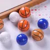 Pequeños adornos de resina de voleibol 3D, adornos de baloncesto, colgantes para llaveros, accesorios transfronterizos, accesorios de pelotas deportivas