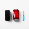 Mini luz trasera de bicicleta clip luz de sombrero LED impermeable luz de advertencia para correr de noche equipo para deportes al aire libre