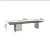 Mesa de Preparación de Té de Lujo Ligero Gama Alta Oficina Isla Simple de Madera Maciza Mostrador Mesa y Sillas de Té Set Mesa de Té para Sala de Estar del Hogar