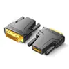 Adecuado para Adaptador Dvi a HDMI Convertidor HDMI a Dvi Tarjeta Gráfica de Computadora Conector Dvi Cable Adaptador para TV