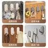 Gancho Adhesivo Estilo Simple Sin Perforaciones, Gancho Fuerte para Baño Cocina, Gancho Multifuncional Detrás de la Puerta, Gancho para Montaje en Pared