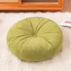 Almofada Futon Redonda Espessa para Uso Doméstico, Tapete de Chão Tatami, Almofada de Assento Preguiçoso de Algodão de Alta Densidade com Retorno, Almofada para Janela de Canto