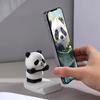 Bonito Panda Suporte Do Telefone Móvel Tablet PC Suporte Desktop Escritório Estudante Suprimentos Resina Artesanato Enfeites