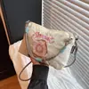 Bolso Cruzado Bordado de Donas Estilo Japonés, Bolso de Hombro de Moda Ecológico Fresco 2025, Bolso de Mano, Bolso Cruzado para Salir