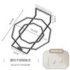 Estante de Almacenamiento para Lavabo de Acero Inoxidable Estante de Almacenamiento para Lavabo de Baño sin Perforaciones Gancho para Lavabo de Baño