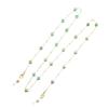 Gafas de estilo europeo y americano de Amazon con cuentas de colores, Cadena para gafas antideslizante, Decoración personalizada, Cordón de cadena para gafas simple