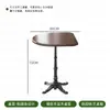 Cadeira Alta para Bar Retrô, Combinação de Mesa e Cadeiras de Bar, Restaurante Ocidental, Café, Mesa de Jantar em Madeira Maciça, Bistrô, Mesa Estilo Industrial