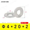 Arandelas Planas de Acero Inoxidable 304 M1.6~M7 Estándar Alemán Din125 Venta Directa de Fábrica en Stock Arandelas Planas Antióxido