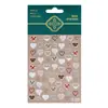 Redanco5D Repujado Popular Dibujos Animados Pegatina para Uñas Corazón de Mezclilla Estéreo Pegatina para Uñas Dr1549