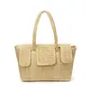 Bolso de Paja Estilo Resort Casual Simple 2026 Nueva Moda Gran Capacidad Estilo Bosque Nicho Bolso de Hombro de Mano