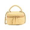 Bolsa Mini Chanel Caixinha Estilo 2022 Bolsa Transversal Texturizada Bolsa de Corrente Famosa da Internet Bolsa de Ombro para Compras Mini Bolsa de Cosméticos