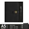 Set de regalo de caja para cuaderno personalizado, cuaderno, bolígrafo, unidad USB con grabado, se puede imprimir con logo, regalos promocionales corporativos personalizados