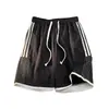 Pantalones casuales de marca de moda transfronteriza, a rayas retro, rectos, de secado rápido, estilo callejero para hombre, holgados, modernos, versátiles, de corte holgado, casuales, con buena caída
