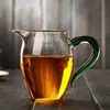 Venta al por mayor de fábrica Taza de té de vidrio resistente al calor, Filtro de té, Separador de té, Taza de agua con pico de águila, Taza para hombre, Accesorios para ceremonia de té Kung Fu, Estilo nuevo