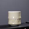 Montaña Vacía Xinyu celadón Longquan taza china simple creativa con forma de hoja de bambú taza con forma de bambú vintage cerámica hogar taza de agua taza de té