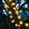 Luces solares para exteriores luces de jardín luces de camping decorativas luces de cadena LED impermeables luces de cadena decorativas de estrella para jardín tiras de luces parpadeantes