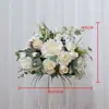 Bolas de Flores Artificiais de Rosa e Peônia para Decorações de Mesas de Casamento, Decorações de Corredores e Arranjos para Eventos em Shoppings