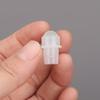 H016-16 Dientes Transparente Bola Rodante Plástico Pe Soporte Transparente Vidrio Bola Rodante Aceite Labial Botella de Perfume Accesorios de Bola Rodante