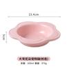 Tazón para Gatos de Cerámica de Flores Creativo de Gran Diámetro Tazón para Gatos Lavabo para Gatos Suministros para Mascotas Tazón para Mascotas Tazón para Perros Tazón para Comida para Gatos