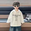 Sudadera con capucha para niño Primavera y Otoño 2026 Nuevo Estilo Ropa Bonita Estilo Coreano para Niños Ropa de Otoño para Bebé Niño Top Casual