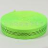 Liwei en stock cinta de poliéster de seda reflectante de nailon imitación correa para mascotas correa de hombro para mochila correa hueca decorativa para ropa