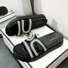 Chinelos de Verão Gaomeilun Wooohu Novos com Solado Grosso para Mulheres, Design Estiloso com Strass Brilhantes, Sandálias de Praia Antiderrapantes